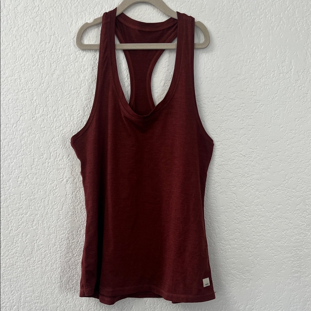 Vuori Deep Red Tank Top
